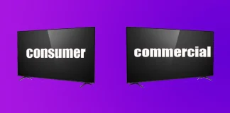 TV per uso domestico e TV commerciali, differenze e caratteristiche
