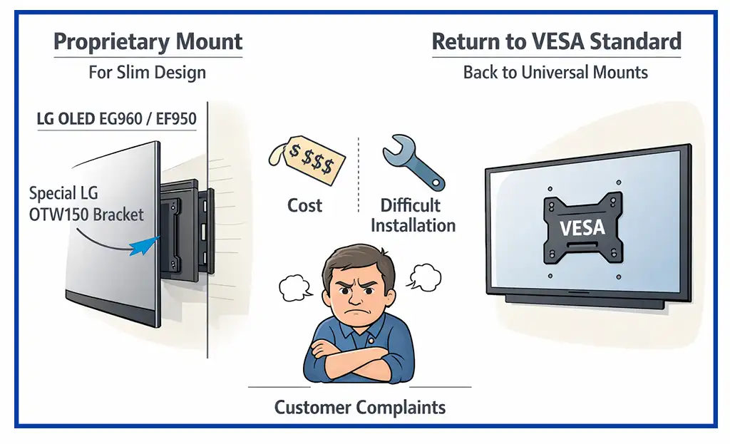 LG EG960 and EF950 OLED TVs