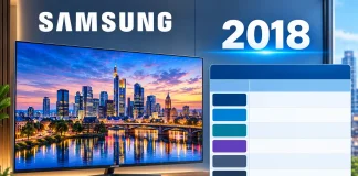 Samsung TV Lineup 2018 – Tabella comparativa completa