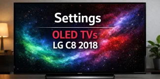 Impostazioni consigliate per il televisore LG C8 del 2018