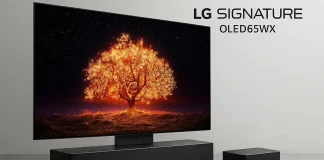 Panoramica e specifiche tecniche del TV LG SIGNATURE OLED65WXPUA