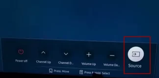 Come cambiare la sorgente di ingresso sul televisore Samsung senza telecomando