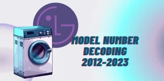 Decodifica del numero di modello della lavatrice LG 2012-2023
