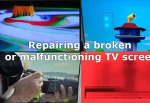 È possibile riparare lo schermo rotto di un televisore? Riparazione o sostituzione