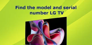 Come trovare i numeri di modello e di serie nel menu del televisore LG