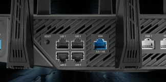 Porta 10GE sul router WIFI