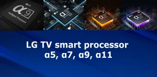 LG TV α5, α7, α9, α11 processore smart: generazioni