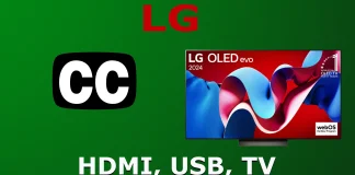 Impostazioni dei sottotitoli TV; App, canali, HDMI, USB