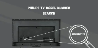 Trova il numero di modello del tuo TV Philips