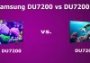 TV Samsung DU7200D vs DU7200