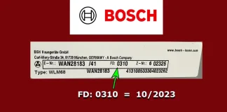 Decodifica del numero FD Bosch e spiegazione