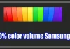 Il significato del «100% del volume colore» nei televisori Samsung QLED