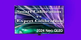 TV Samsung, Smart Calibration e Expert Calibration, spiegato