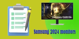 Elenco dei monitor Samsung 2024