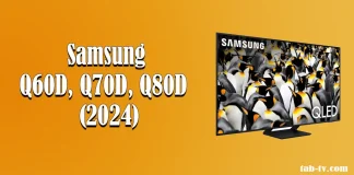 TV Samsung Q60D, Q70D, Q80D (2024) a confronto