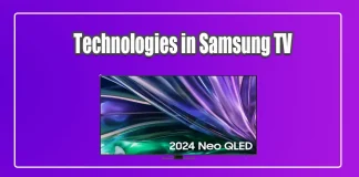 Tecnologie nei TV Samsung, descrizione breve