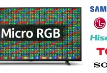 TV Micro RGB, RGB Evo e TCL Mini RGB