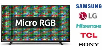 TV Micro RGB, RGB Evo e TCL Mini RGB