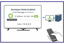 Applicazioni di terze parti sui televisori Samsung e modalità sviluppatore