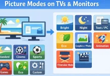 Cosa sono le modalità immagine su TV e monitor?
