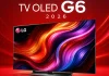 LG TV OLED evo AI G6 4K 2026, specifiche tecniche