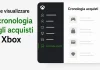 Come visualizzare la cronologia degli acquisti su Xbox