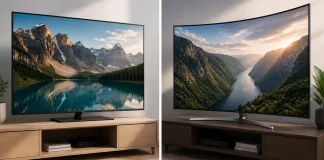 TV piatti e curvi: le differenze tra loro