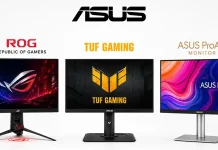 Monitor ASUS, serie e differenze
