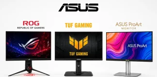 Monitor ASUS, serie e differenze