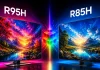 TV Samsung con tecnologia Micro RGB, R95H vs R85H