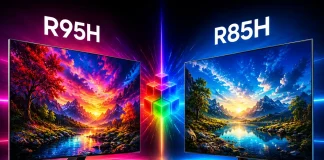 TV Samsung con tecnologia Micro RGB, R95H vs R85H