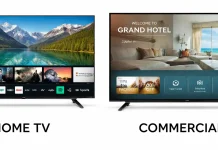 Televisori commerciali e televisori domestici, qual è la differenza?