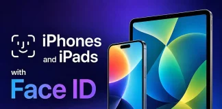 Elenco di iPhone e iPad con Face ID