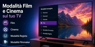 Modalità «Film» e «Cinema» sul televisore