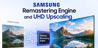 Samsung Remastering Engine e UHD Upscaling sui televisori Samsung