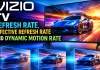 Frequenza di aggiornamento dei TV Vizio, Effective Refresh Rate e Dynamic Motion Rate