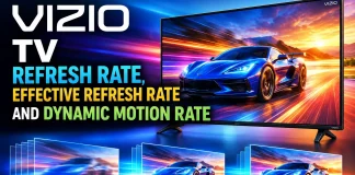 Frequenza di aggiornamento dei TV Vizio, Effective Refresh Rate e Dynamic Motion Rate
