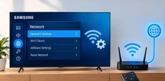 Come modificare la configurazione di rete sul televisore Samsung