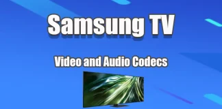 Formati e codec video e audio supportati dai televisori Samsung