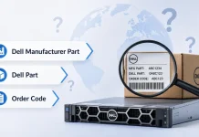Cosa significano Manufacturer Part, Dell Part e Order Code nei prodotti Dell?