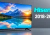 Gamma di televisori Hisense per anno, 2018–2026
