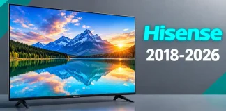 Gamma di televisori Hisense per anno, 2018–2026